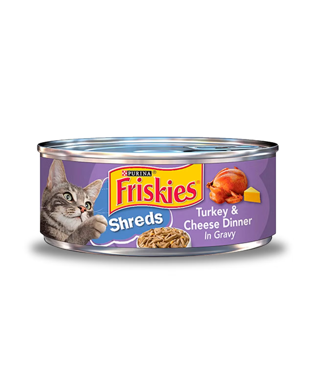 Friskies Shreds Turkey & Cheese Dinner in Gravy